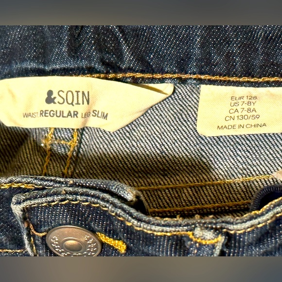 &SQIN girl’s slim fit jean - size 7/8 - Picture 4 of 4